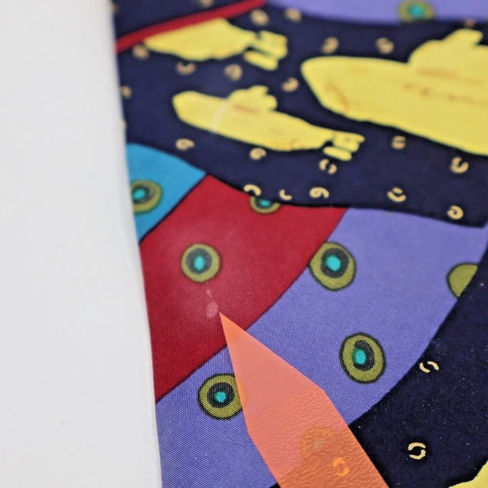 THE BEATLES Yellow Submarine & Drive My Car Neck Ties Set of 2 Novelty 100% Silk